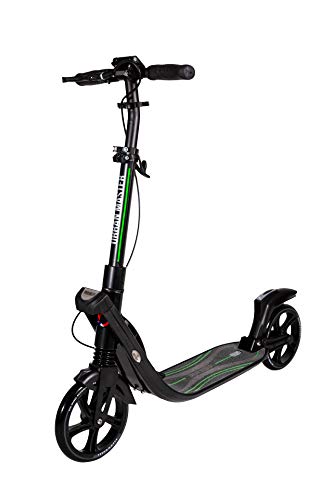 Mad Wheels Big Wheel Kick Scooter Urban Master, Patinete Urbano de Grandes Ruedas de 200 mm, Plegable en 1 Segundo con...