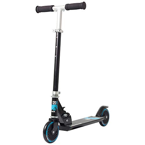 Stiga Comet 120-S Kickscooter, Unisex-Youth, Negro/Azul