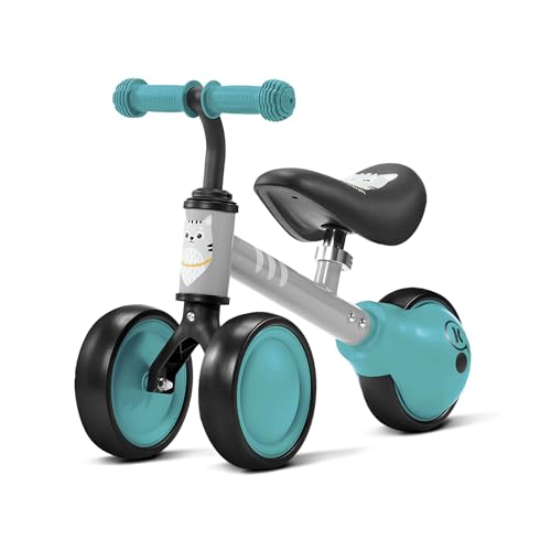 Kinderkraft CUTIE 3 en 1 Minitriciclo, Bicicleta De Equilibrio, Sin Pedales, Triciclo, Ajustable, Multifuncional,...