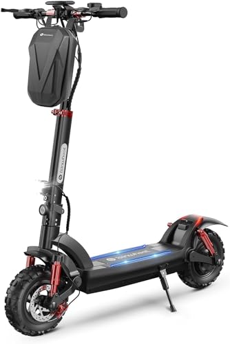 isinwheel Patinete Eléctrico GT2-8OOW Motor, Autonomía 4O km, Doble Suspensión, Patinete Eléctrico Adulto Plegable...