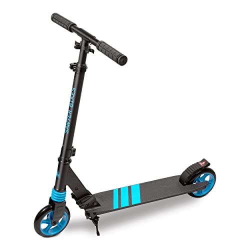 Sawyer Bikes - Patinete Ajustable y Plegable - Niños 6 a 9 Años (Azul)