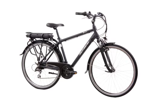 F.lli Schiano E-Ride 28'', Bicicleta Electrica de Paseo, Hombre , Negra