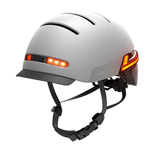 LIVALL Bh51t Neo Casco de Bicicleta, Unisex, Gris Claro, 57-61cm