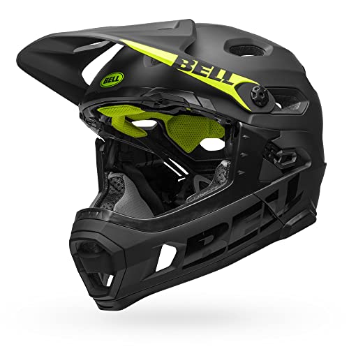 BELL Super Dh MIPS Casco, Unisex Adulto, Negro Mate/Brillante, Large/58-62 cm