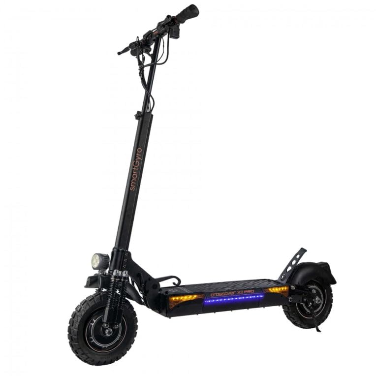 smartGyro Crossover Dual MAX - Patinete Eléctrico para Adultos con Tracción Total, 2 Motores de 500W 48V (1000W), 15...