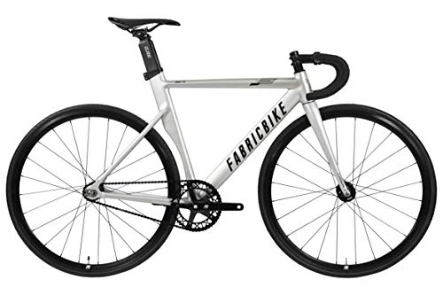 FabricBike Aero - Bicicleta Fixed, Fixie, Single Speed, Cuadro de Aluminio y Horquilla de Carbono, Ruedas 28', 5...