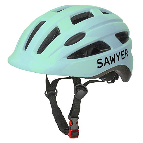 Sawyer Bikes - Casco Infantil Ajustable - Niños 2 a 10 Años (Mint)