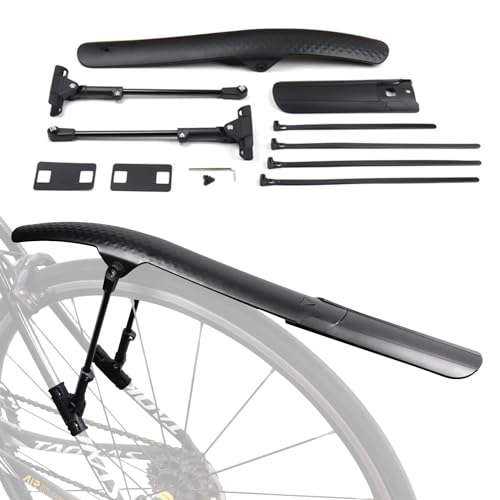 GUOMIS Guardabarros Bicicleta，Guardabarros Ajustable en Ángulo y Extensible para Bicicletas de Montaña y Carretera,...