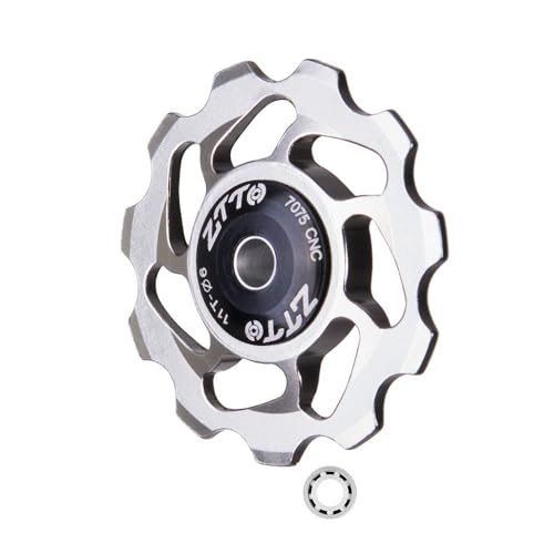 SIUKE Rear Derailleur Bicycle Jockey Wheel, 11T Bicicleta Trasero Patín Rueda De Rodamiento De Cerámica Polea CNC...