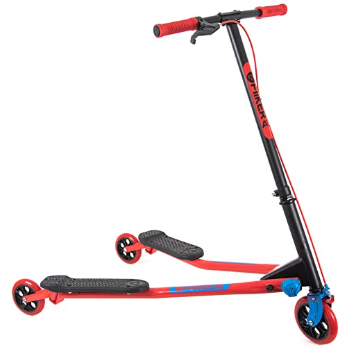 Yvolution Y Fliker Air - Patinete A3 de 3 Ruedas Foldale Wiggle Scooter autopropulsante para niños y niñas a Partir de...