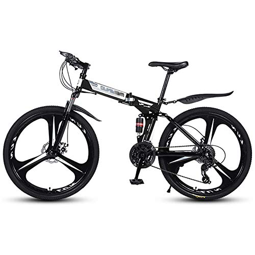 TRGCJGH Bicicleta Plegable De 26 Pulgadas con Doble Amortiguación Bicicleta De Montaña Bicicleta De Carreras De...