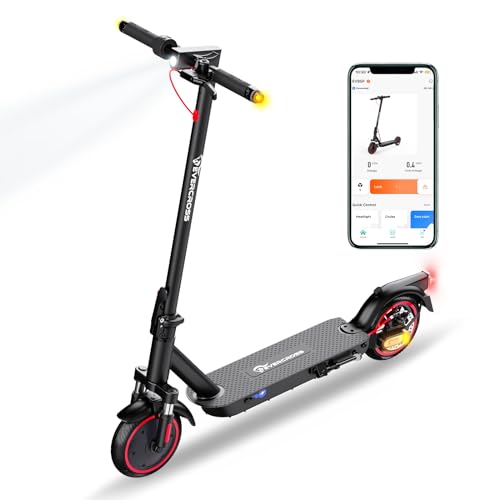 EVERCROSS EV85F Patinete Electrico Adultos, 8.5'' Electric Scooter Plegable - App, Motor de 350W, Batería de 7.8AH,...