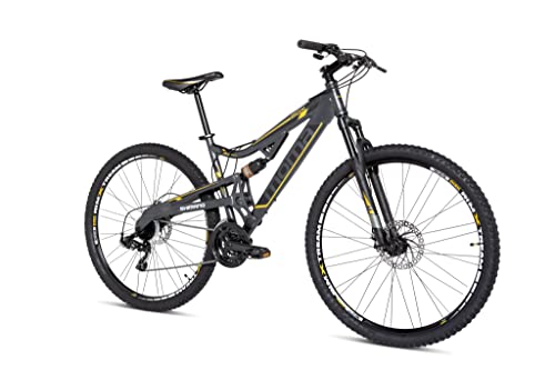 Moma Bikes Bicicleta Montaña Equinox5.0 29', Aluminio, Shimano 24v, Doble Freno Disco, Doble Suspensión (Varias...