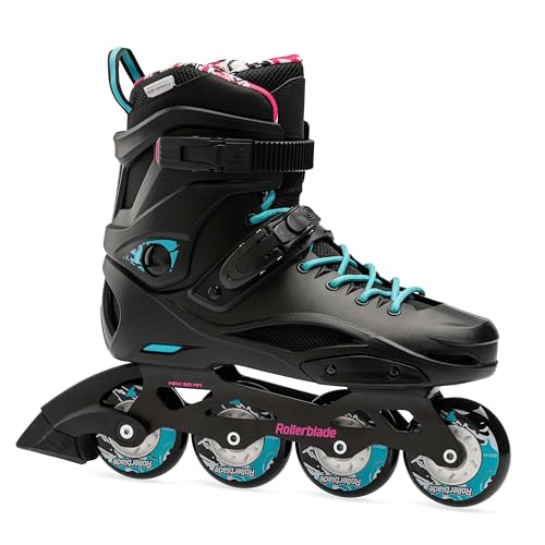 Rollerblade RB Cruiser Patines en línea, Mujer, Negro, Azul, 240, 38