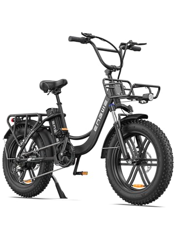 ENGWE Bicicleta Electrica para Adultos, 20 * 4.0 Fat Tire Step-Through E-Bike para Mujeres - Bateria 48V 13A -...