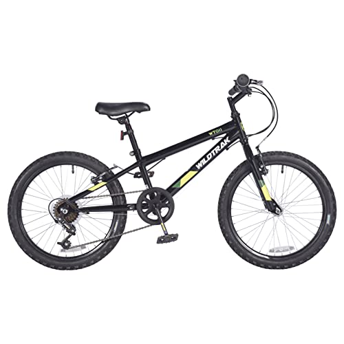 Wildtrak Wt011eu 20' Wheel - 6sp Youth Steel (Black) Boys Bike Niños, Negro (Black), 20