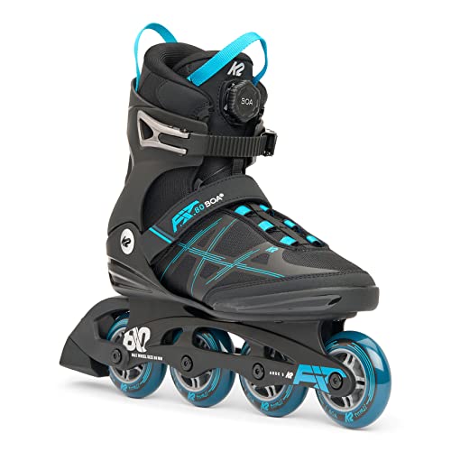 K2 F.I.T. 80 Boa 30H0000.1.1.105 - Patines en línea para Hombre, Color Negro y Azul