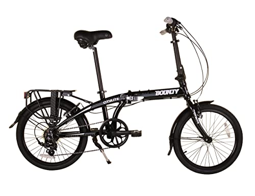 Bounty Citylite Bicicleta Plegable | Cuadro Aluminio Ligero | 6 Velocidades Shimano con Cambios Revo | Perfecta para ir...