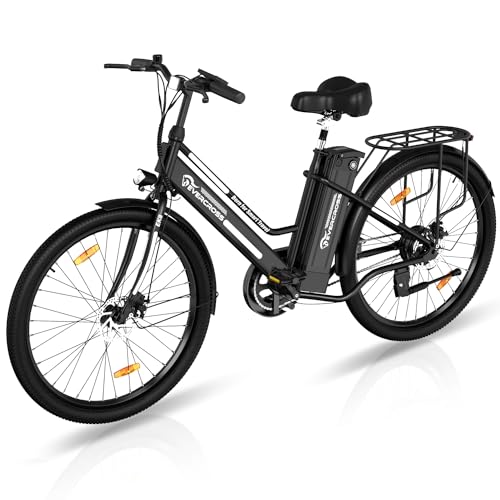 EVERCROSS EK8S Bicicleta Eléctrica Adultos, 26'’ E-Bike con pedaleo asistido - Motor 250W, Batería 36V 12AH,...