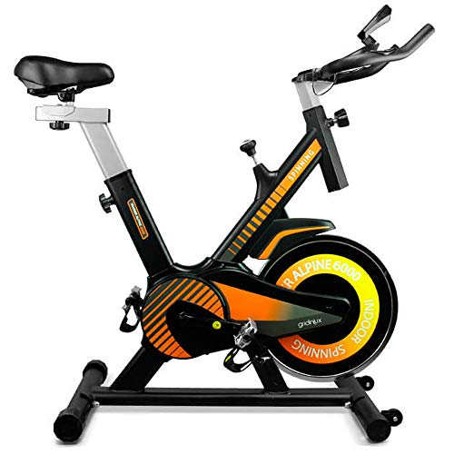 Gridinlux | Trainer Alpine 6000 | Bicicleta estática | Ciclo Indoor | Volante Inercia 10 kg | Regulación Total de...