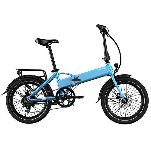 LEGEND EBIKES Monza Bicicleta Eléctrica Plegable Batería Extraíble 25km/h, 36V 14Ah, E Bike 6 Velocidades 250W,...