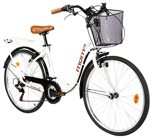 Moma Bikes Bicicleta Paseo City Classic 26', Aluminio, Shimano 18V