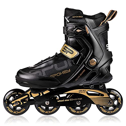 Spokey Prime Pro - Patines en línea para Adultos hasta un Peso máximo de 100 kg, guías de Aluminio, rodamientos...