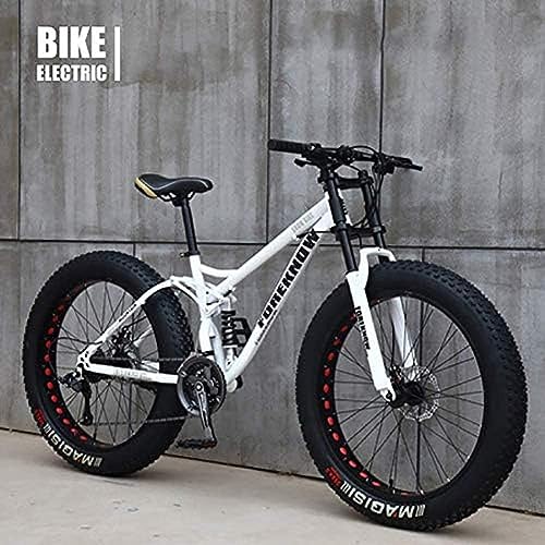 Bicicleta MTB Top, Moto Fat Wheel/Fat Bike/Fat Tire Bicicleta De Montaña, Beach Cruiser Fat Tire Bike Snow Bike Fat Big...